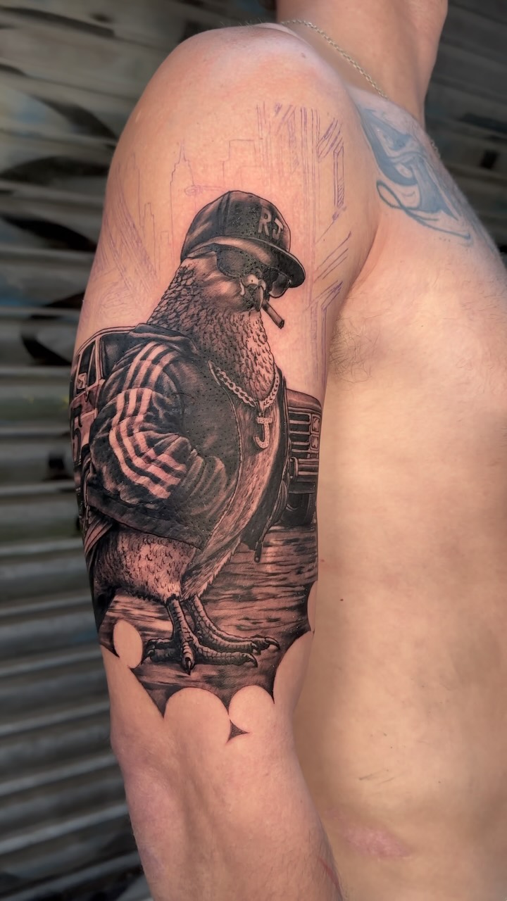 First session for a cool guy from Rio De Janeiro just done in Barcelona at @f…